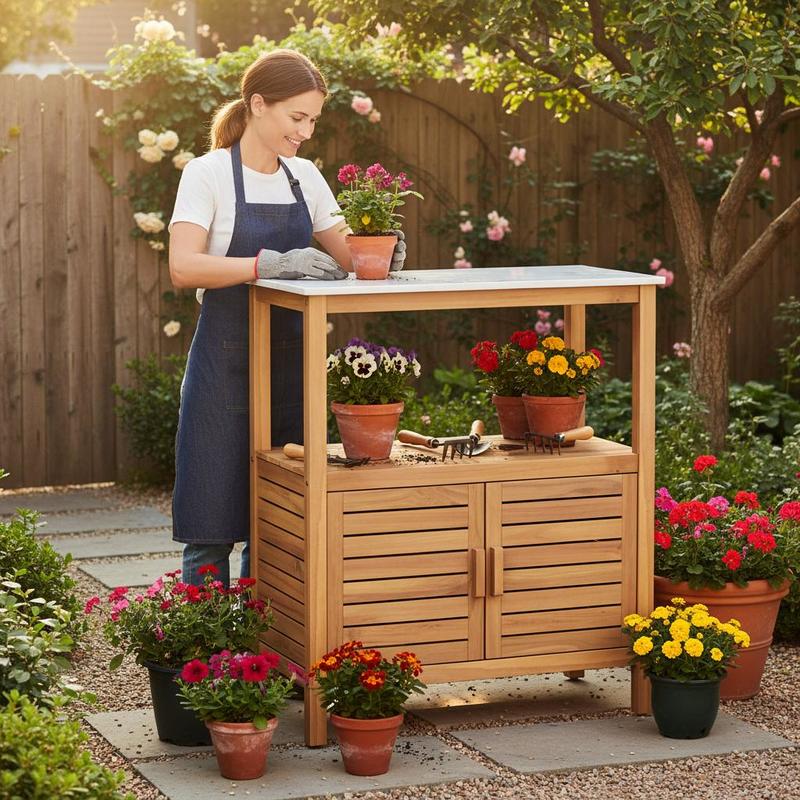 Workbench Woodworking - Banc de jardinage extérieur en bois
