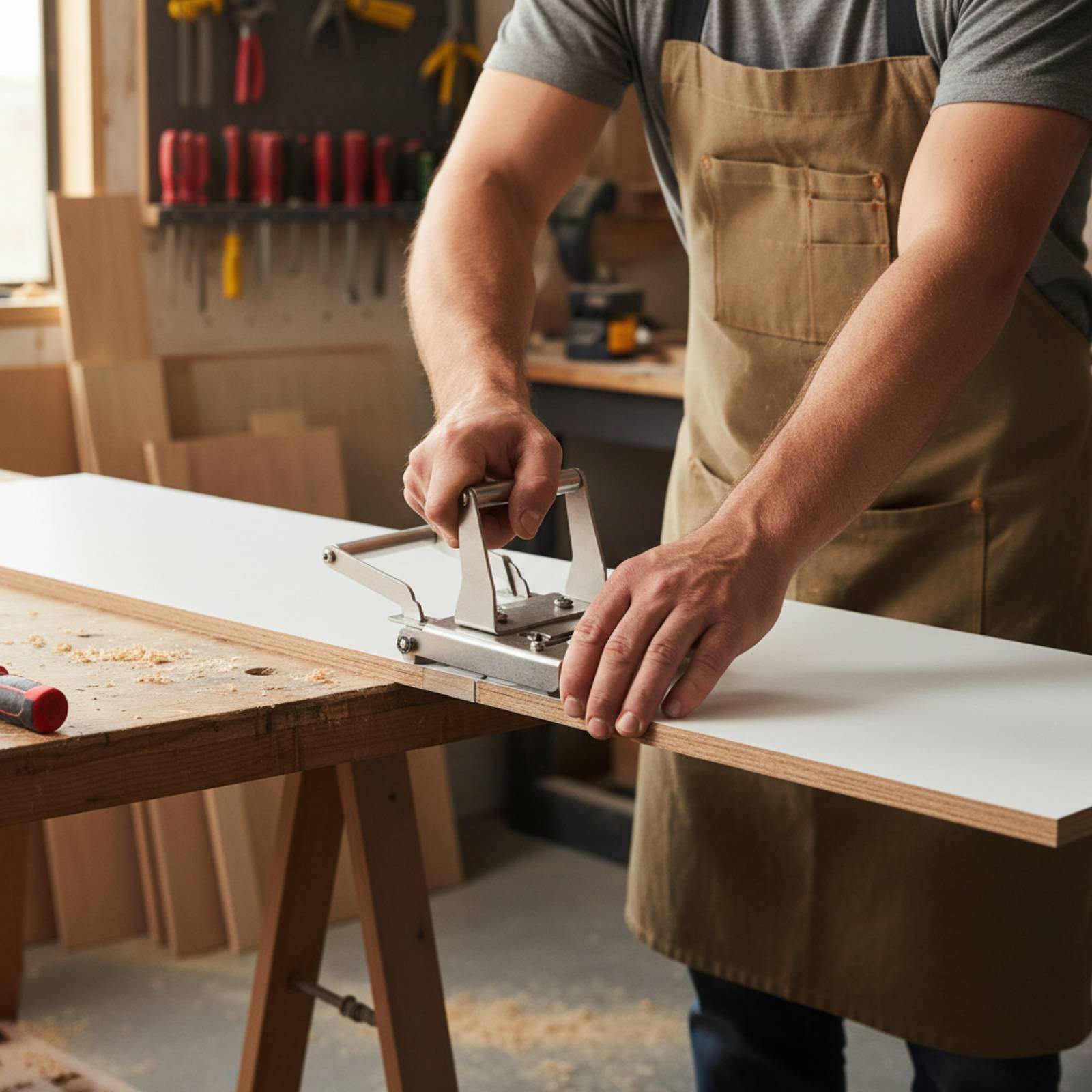 Woodworking Carpenter - Coupe-bordure manuel facile à utiliser, outil
