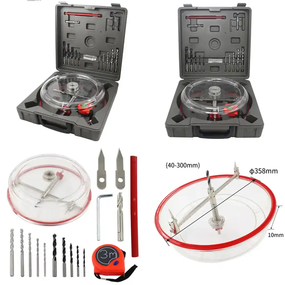 Woodworking Drills - Kit de fraises à trous réglables