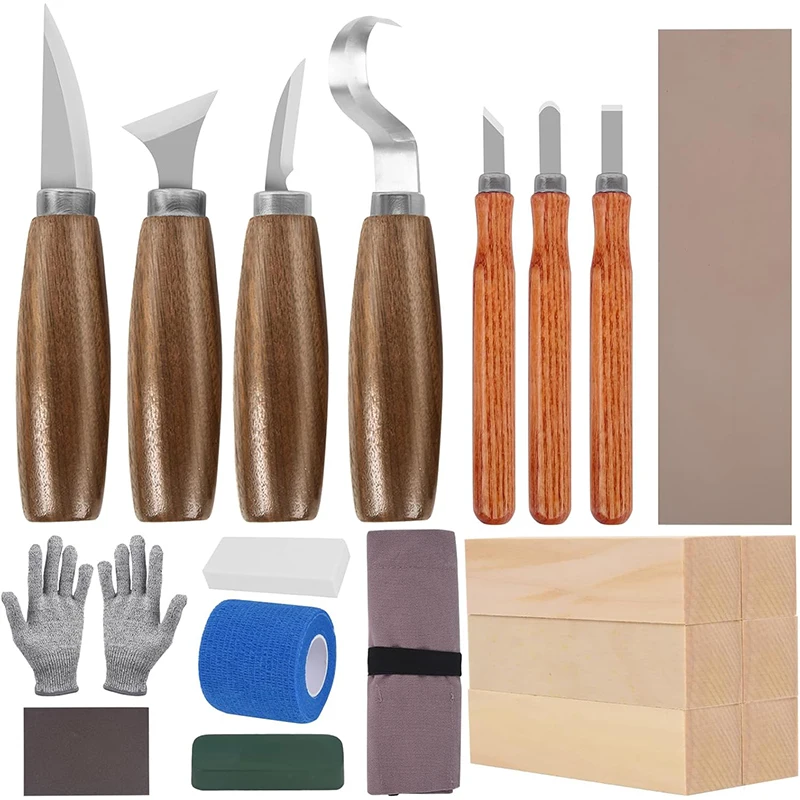 Woodworking Kits For Adults - Kit de sculpture sur bois, ensemble