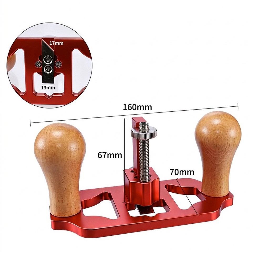 Router Plane Hand - Raboteuse à bois en alliage d'aluminium,
