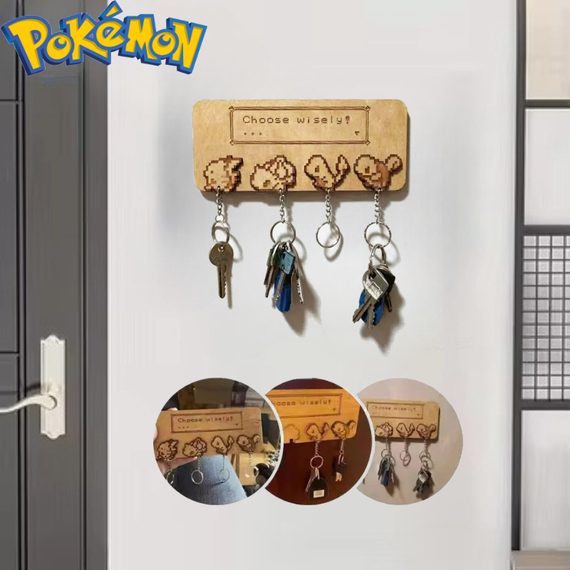 Woodworking Ideas - Porte-clés en bois Pikachu de l'anime