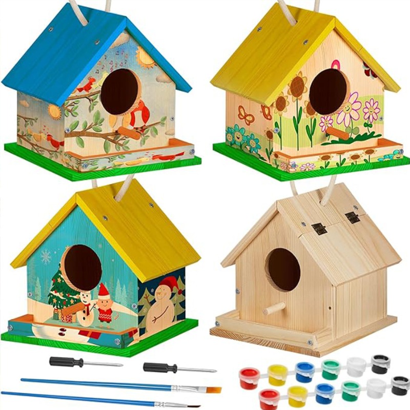 Kit de nichoir en bois à const - Woodworking Kits For Adults avis et prix