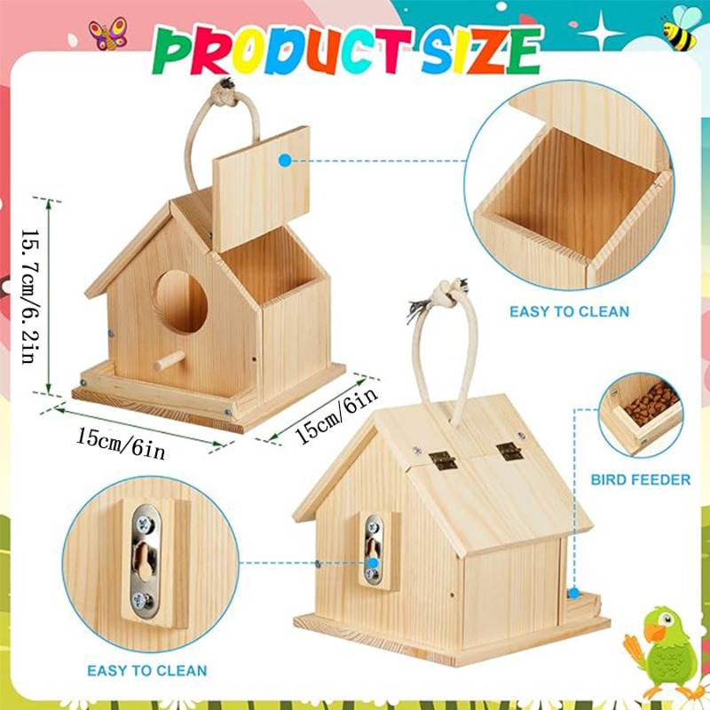 Kit de nichoir en bois à const - Woodworking Kits For Adults avis et prix