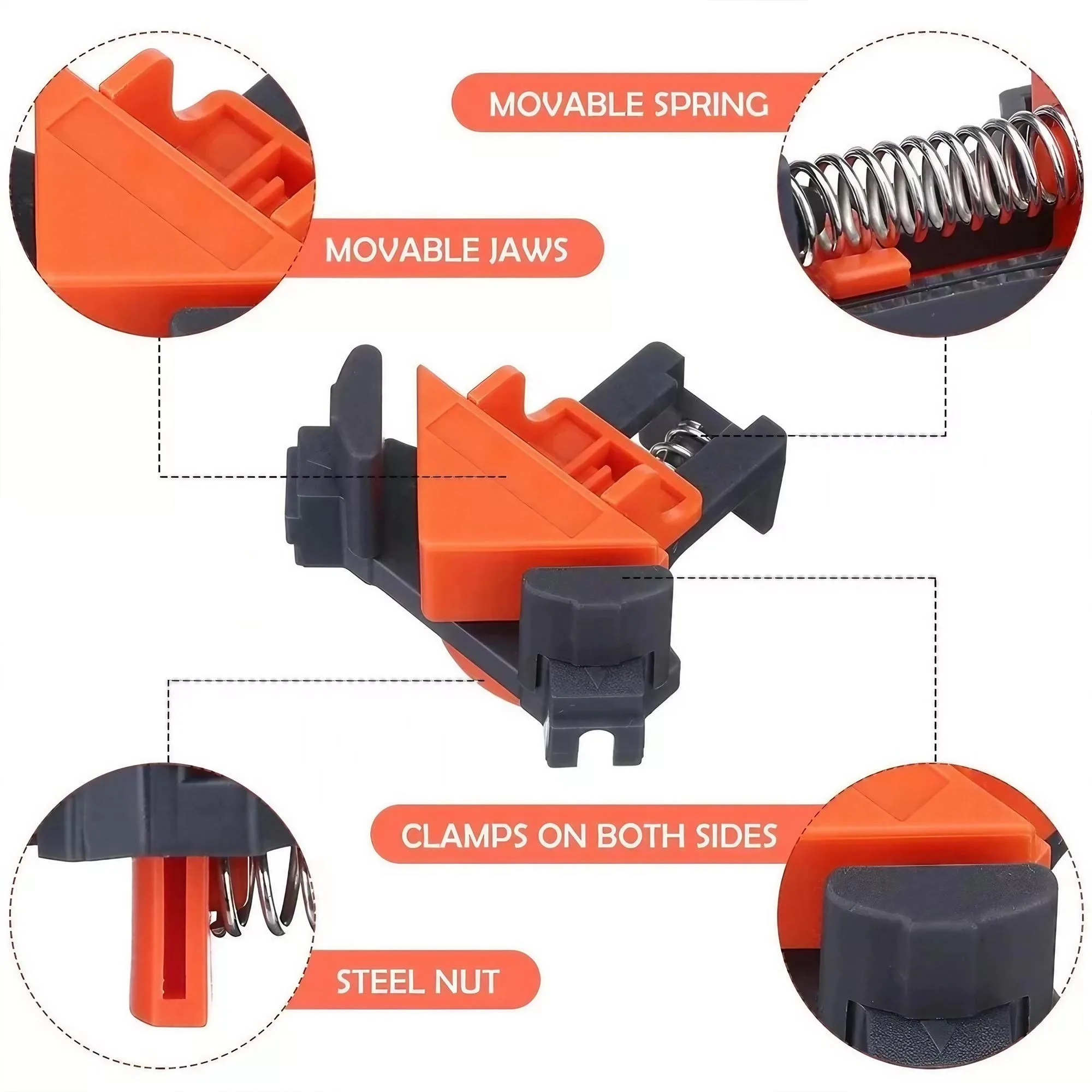 Kit de pinces d'angle à 90 deg - Woodworking Kits avis et prix