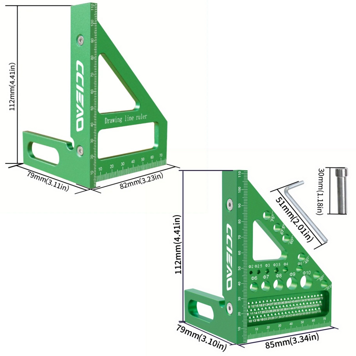 Règle de mesure multi-angle 3D - Woodworking Carpenter avis et prix
