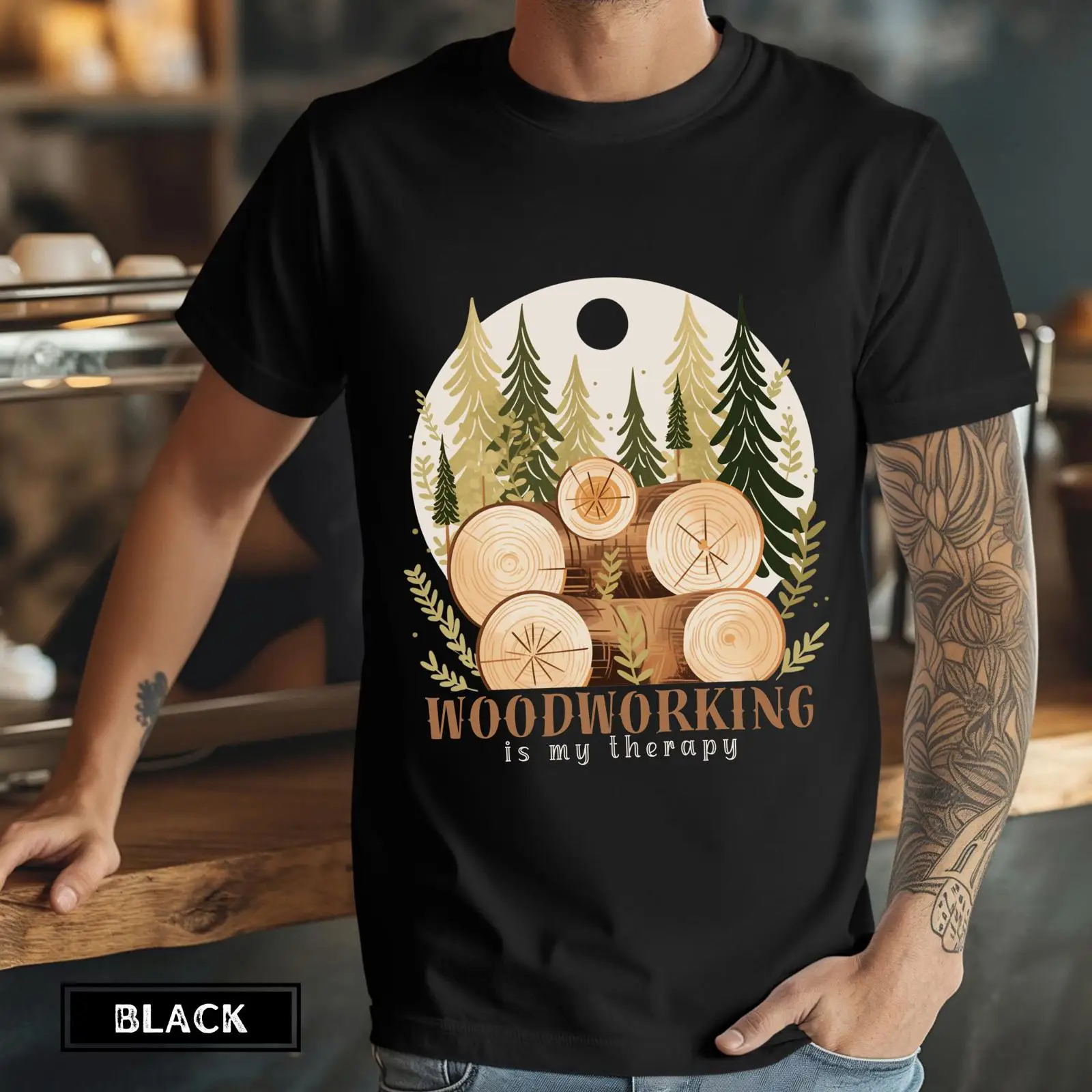 T-shirt « Le travail du bois e - Woodworking Therapy avis et prix