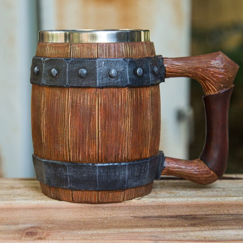 Tasse à eau en bois motif dess - Woodworking Ideas avis et prix
