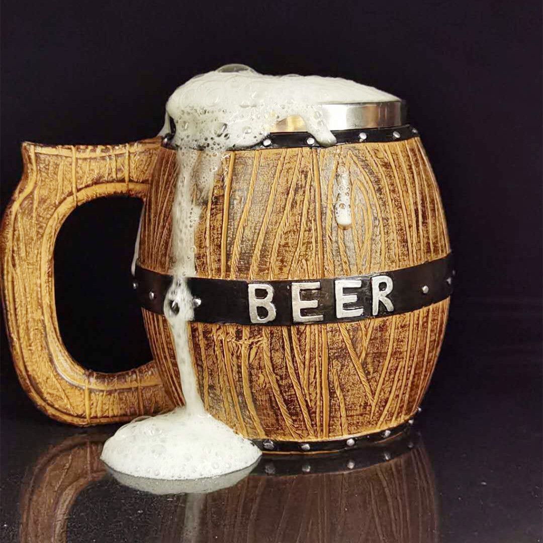 Tasse à eau en bois motif dess - Woodworking Ideas avis et prix