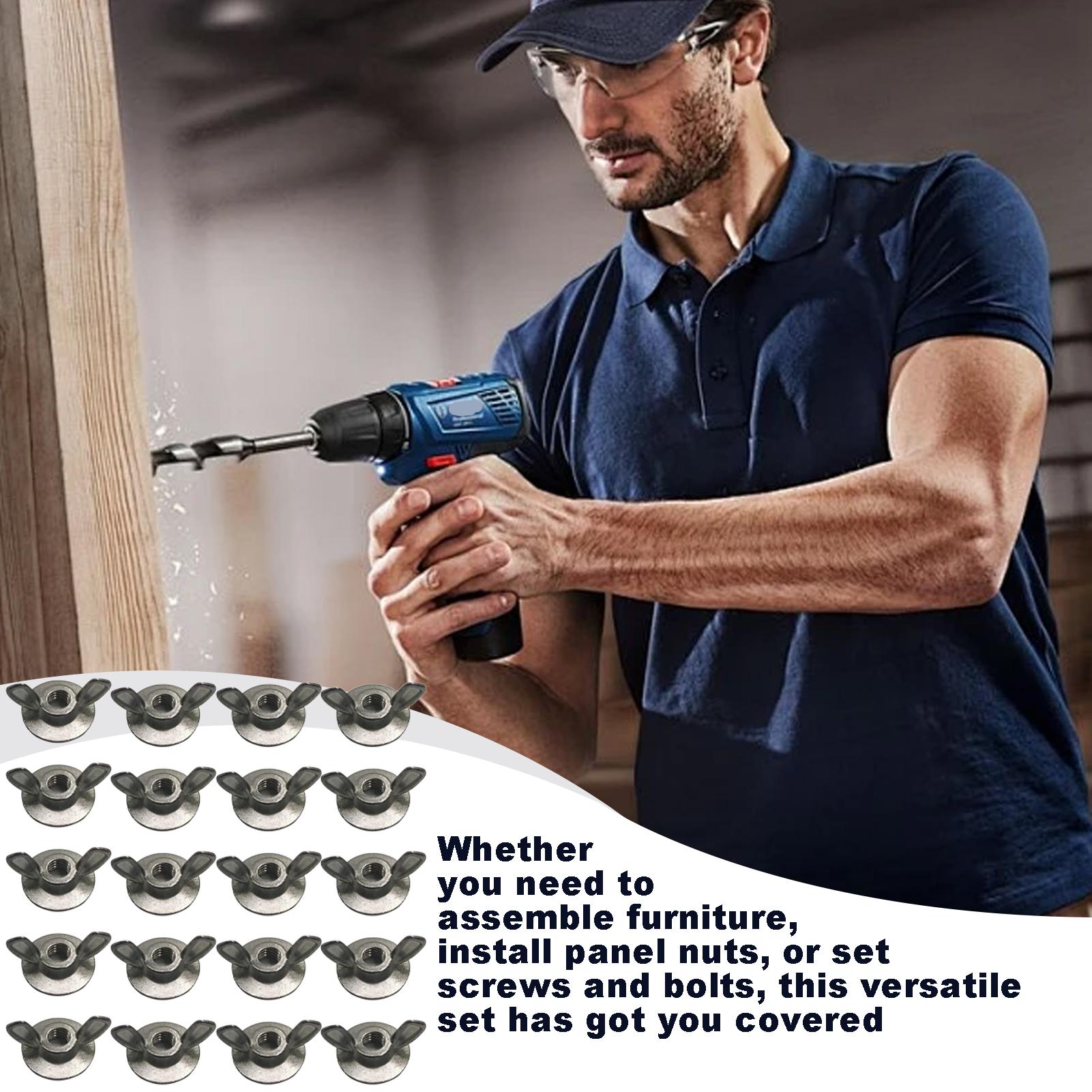 Kit d'écrous à oreilles en aci - Woodworking Kits For Adults avis et prix