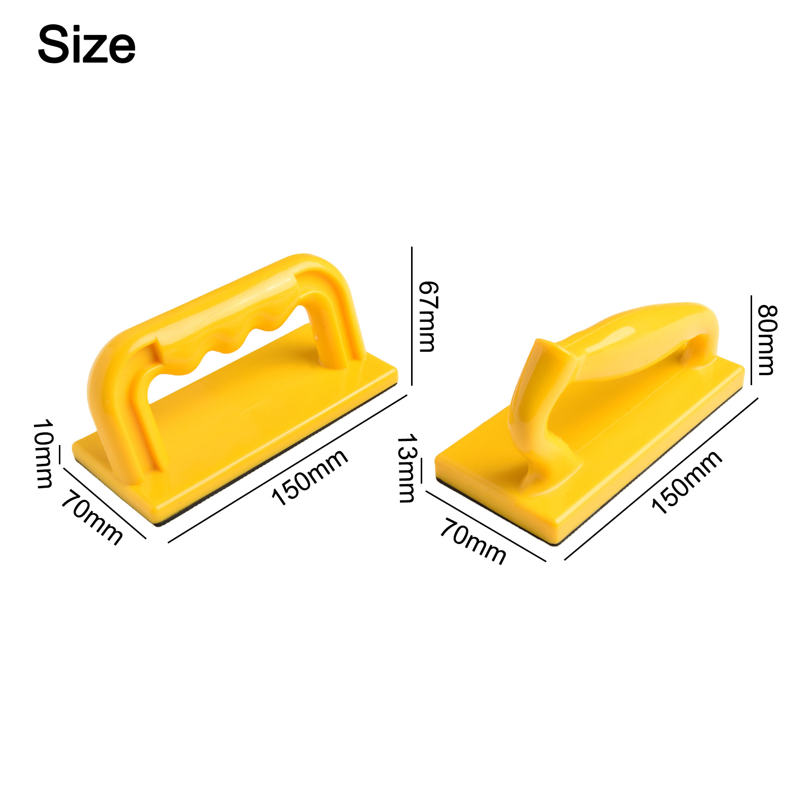 Lot de 2 blocs de poussée jaun - Router Plane Hand avis et prix